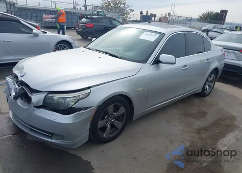 2008 BMW 528I z USA, uszkodzony, nr VIN WBANU53568CT09588